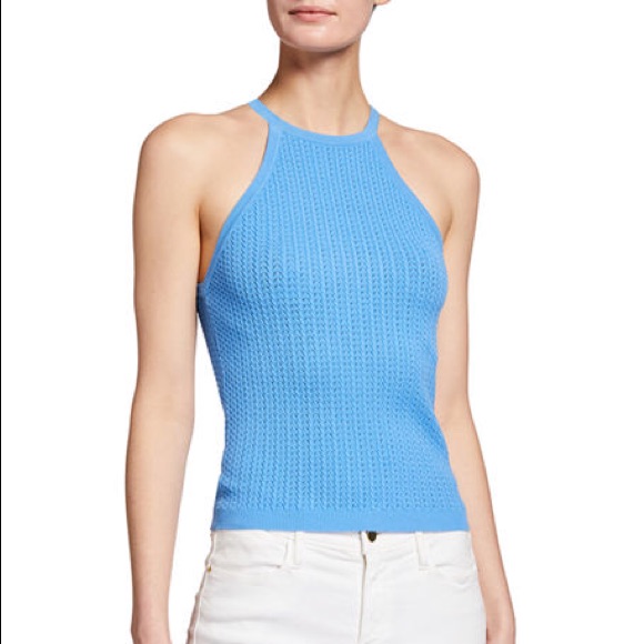 Alic + Olivia Hiedi Fitted Halter Top